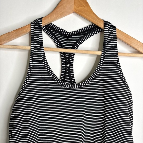Lululemon Cool Racerback Hype Stripe Black White - Picture 4 of 10